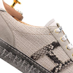 Harris Firenze 1913 Vintage Leather & Canvas Sneakers White
