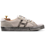 Harris Firenze 1913 Vintage Leather & Canvas Sneakers White