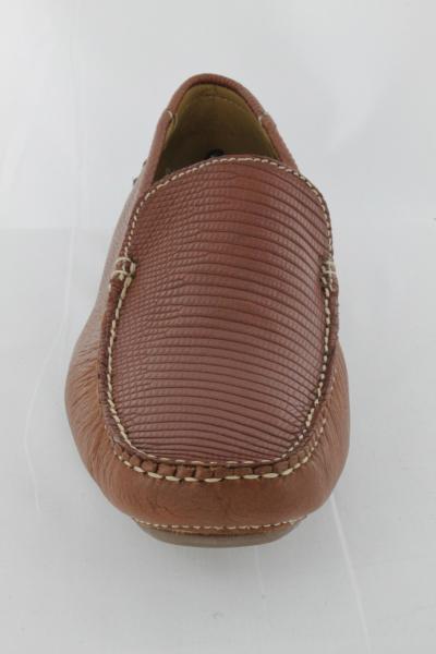 Patrick Gibbons Handmade Lizard Driving Shoes Cognac
