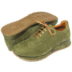 Paul Parkman Men's Nubuck Sneakers Green
