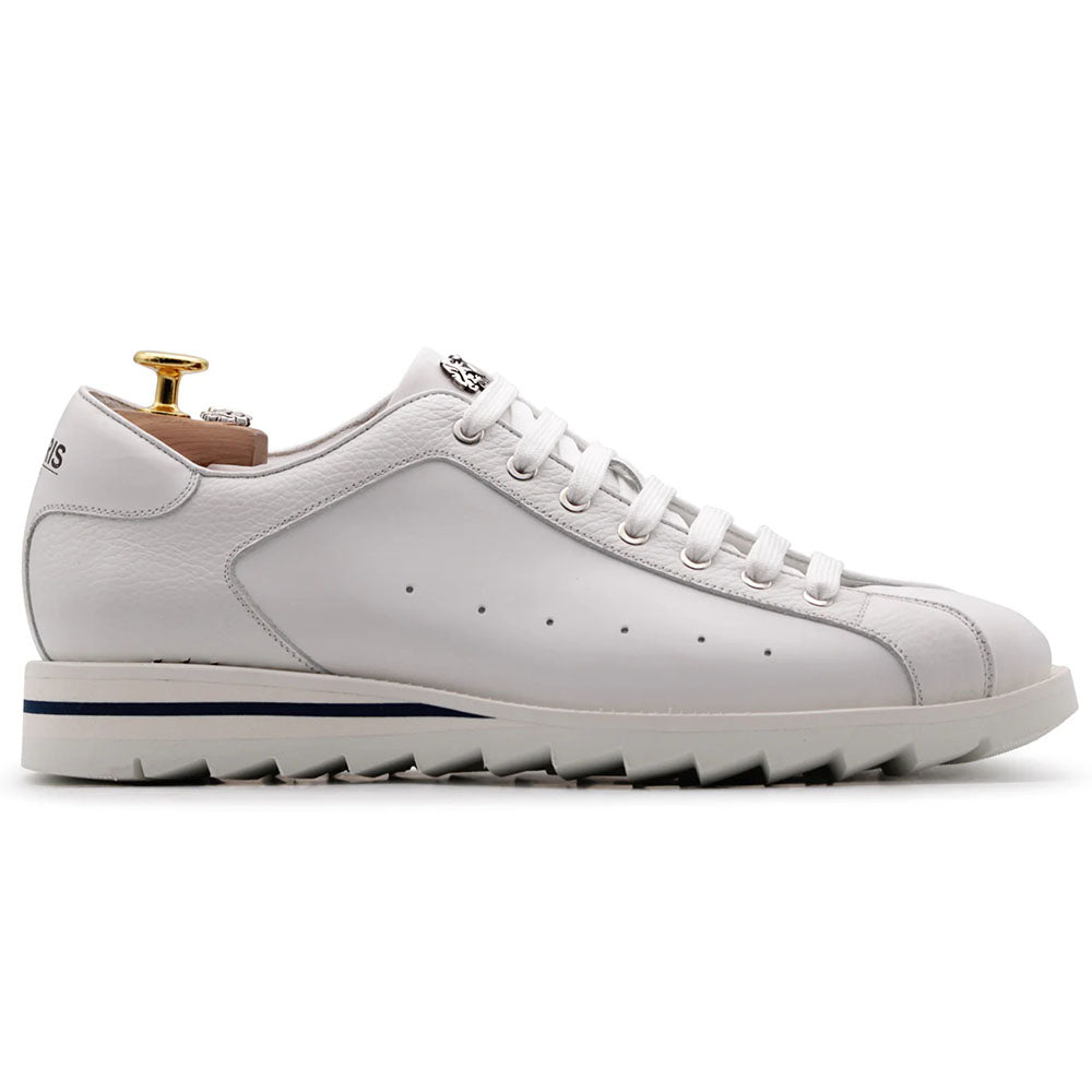 Harris Firenze 1913 Full Grain Leather Sneakers White