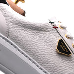 Harris Firenze 1913 Moose Embossed Leather Sneakers White