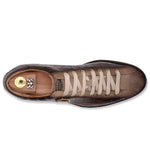 Harris Firenze 1913 Crocodile Embossed & Suede Sneakers Ebony