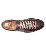 Harris Firenze 1913 Signature Hand-Painted Sneakers Brown