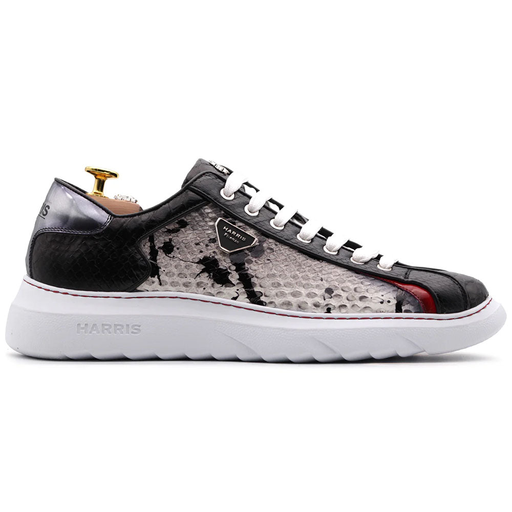 Harris Firenze 1913 Premium Leather Sneakers Black