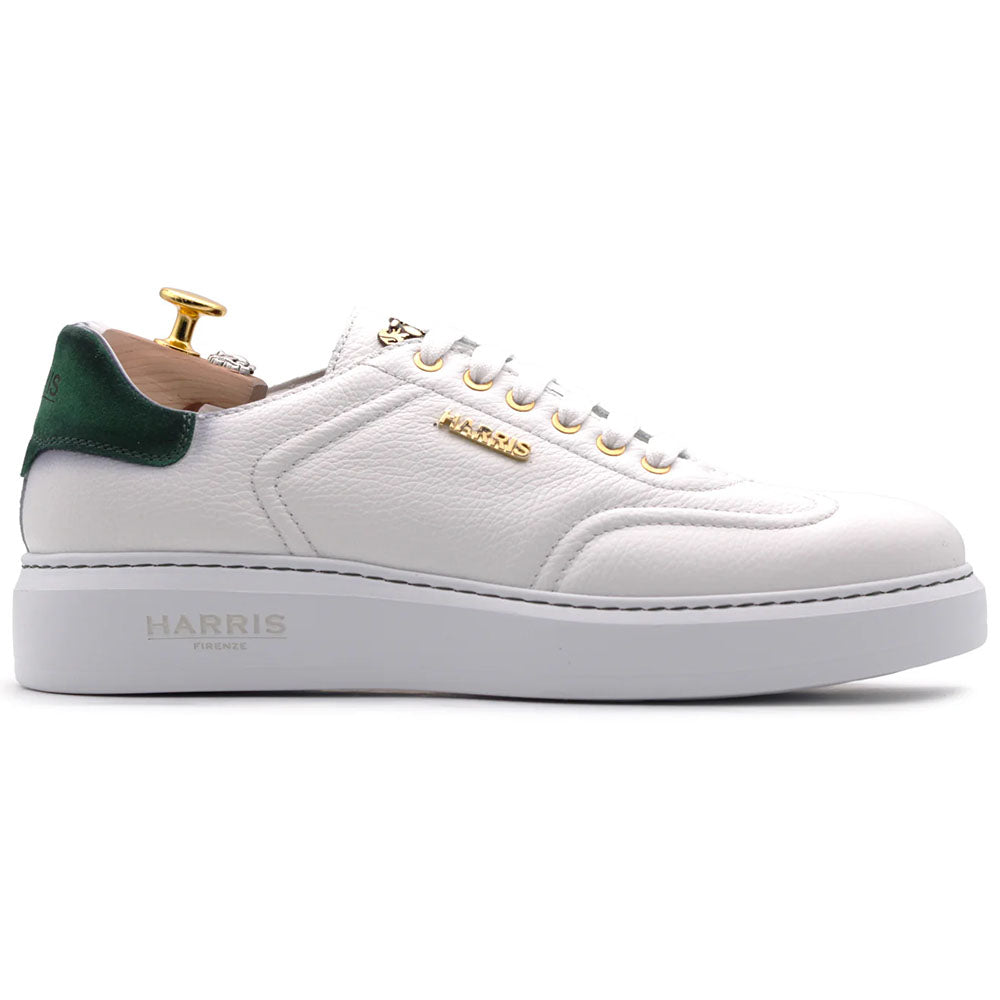 Harris Firenze 1913 Comfortable Leather Sneakers White
