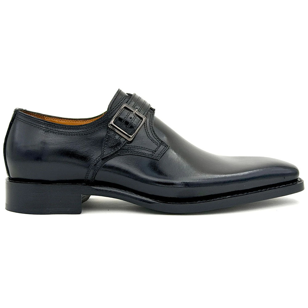 Ugo Vasare Elden Monkstrap Shoes Black