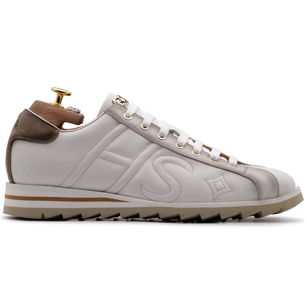 Harris Firenze 1913 Shaded Leather Sneakers White