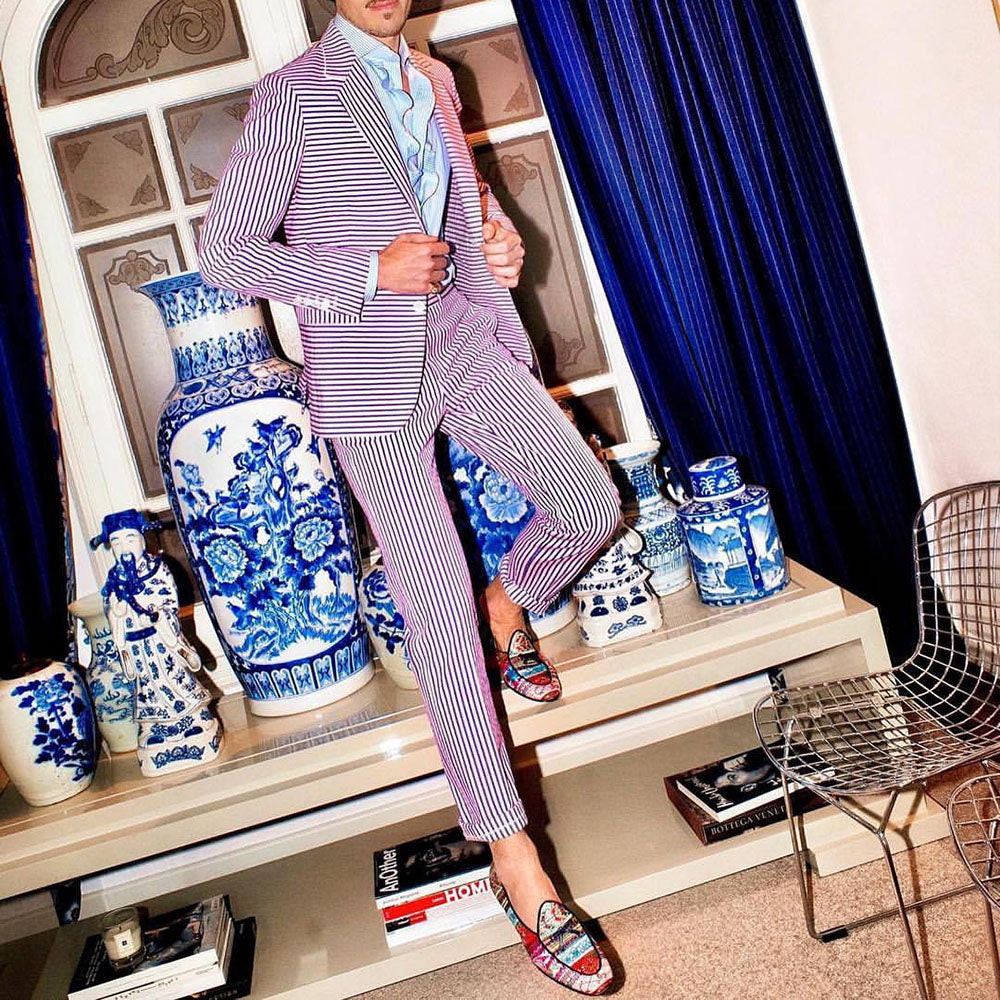 Superglamourous Tangerine 1 Belgian Loafers Panama