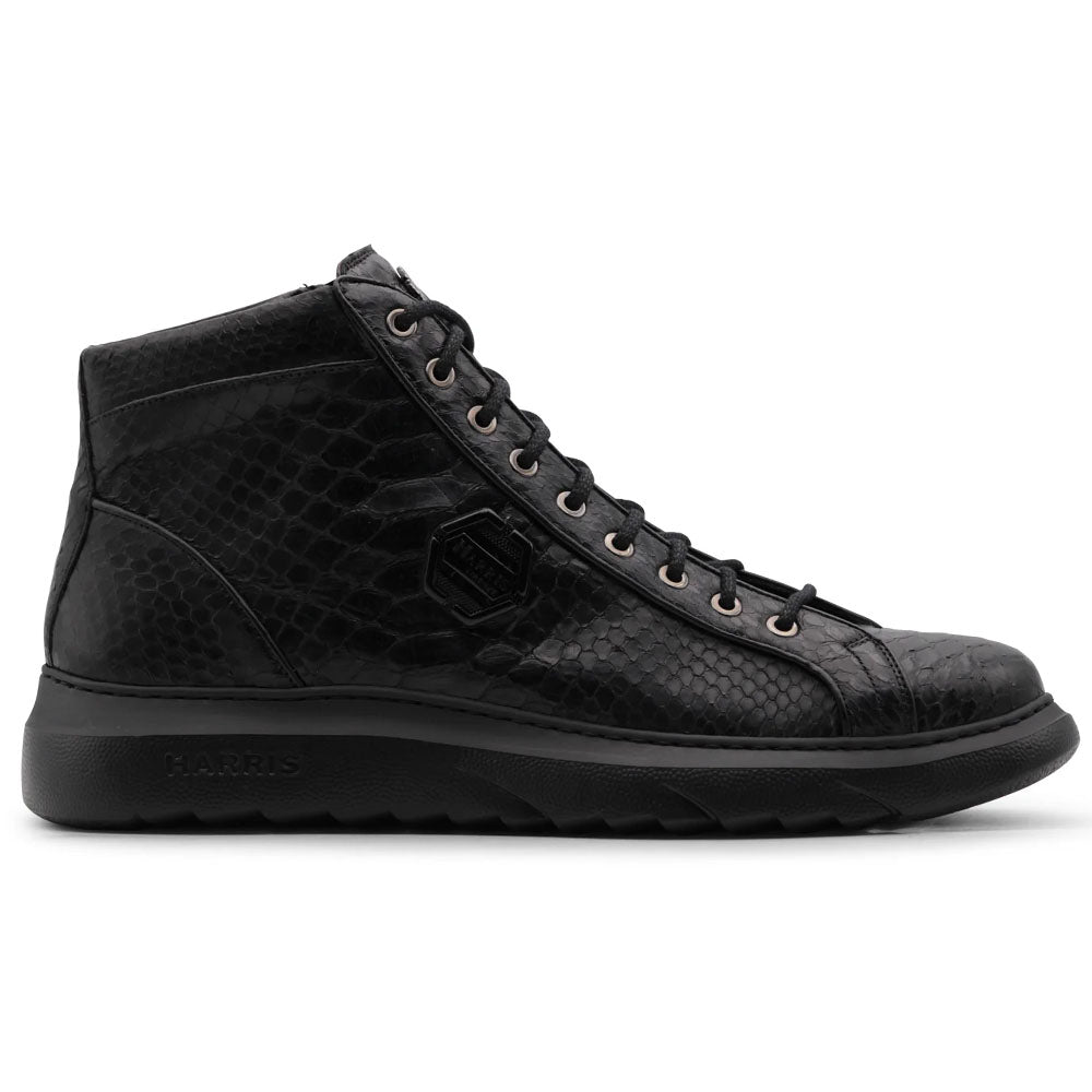 Harris Firenze 1913 Python Ankle Boot Black