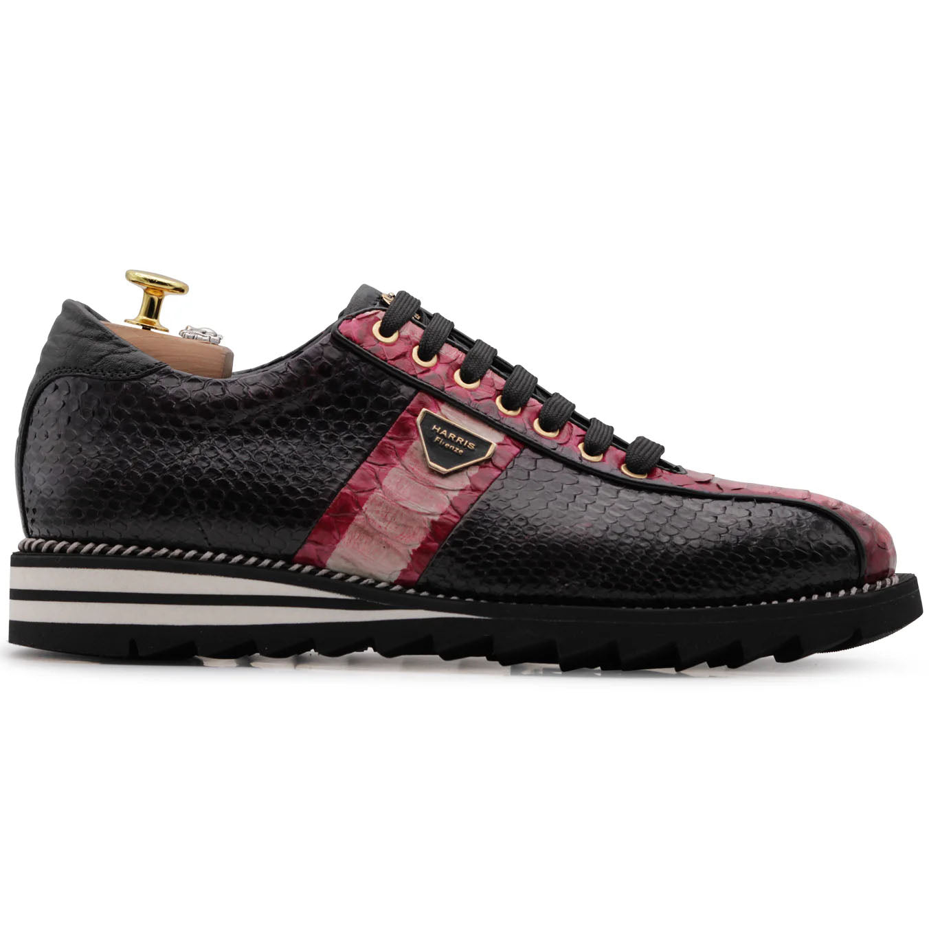 Harris Firenze 1913 Limited Edition Python Sneakers Black / Rose