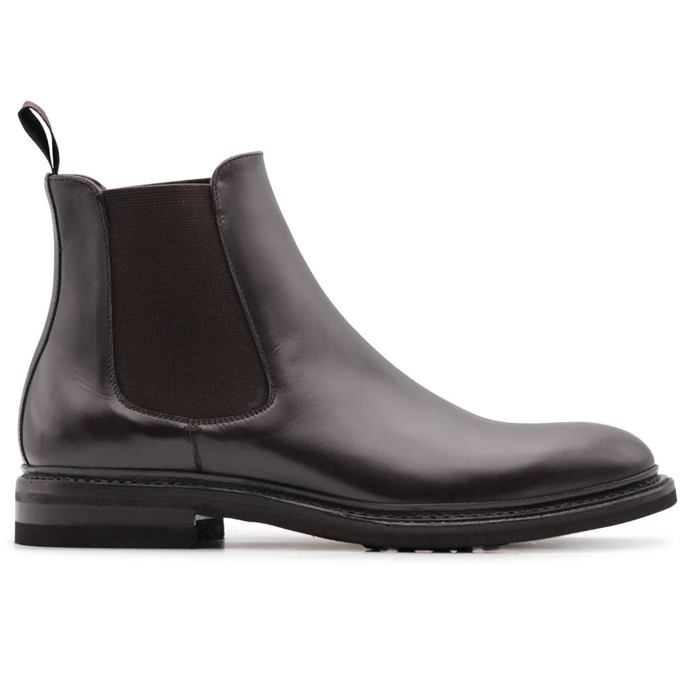 Harris Firenze 1913 Smooth Leather Ankle Boots Dark Brown