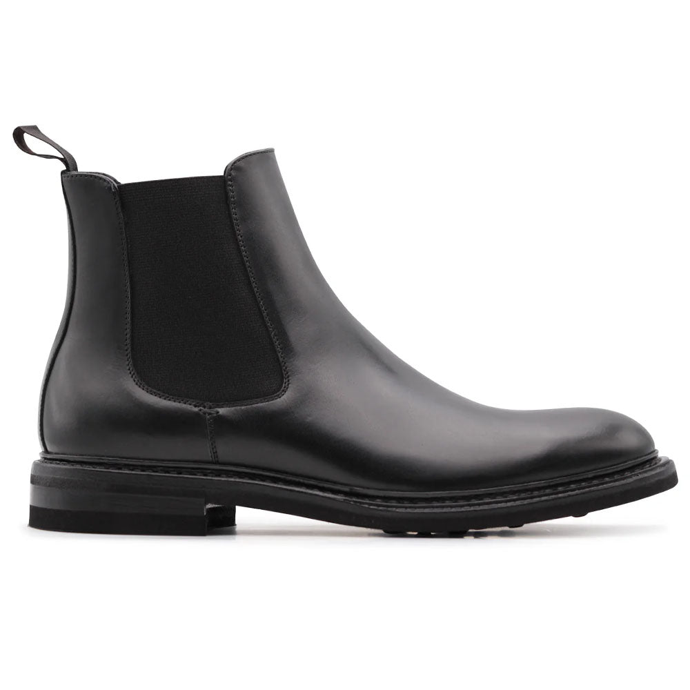 Harris Firenze 1913 Smooth Leather Ankle Boots Black