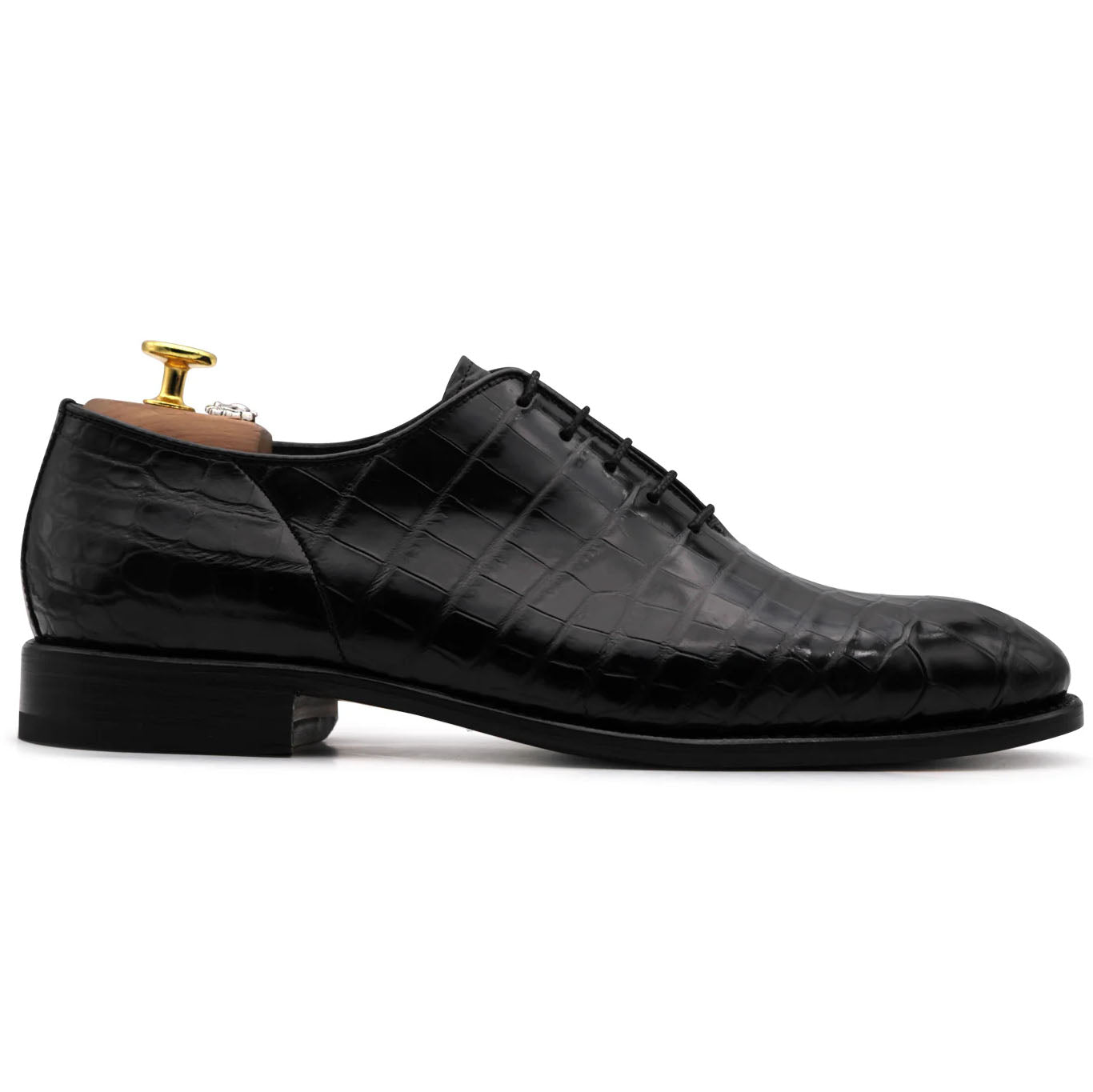 Harris Firenze 1913 Crocodile Leather Oxford Black