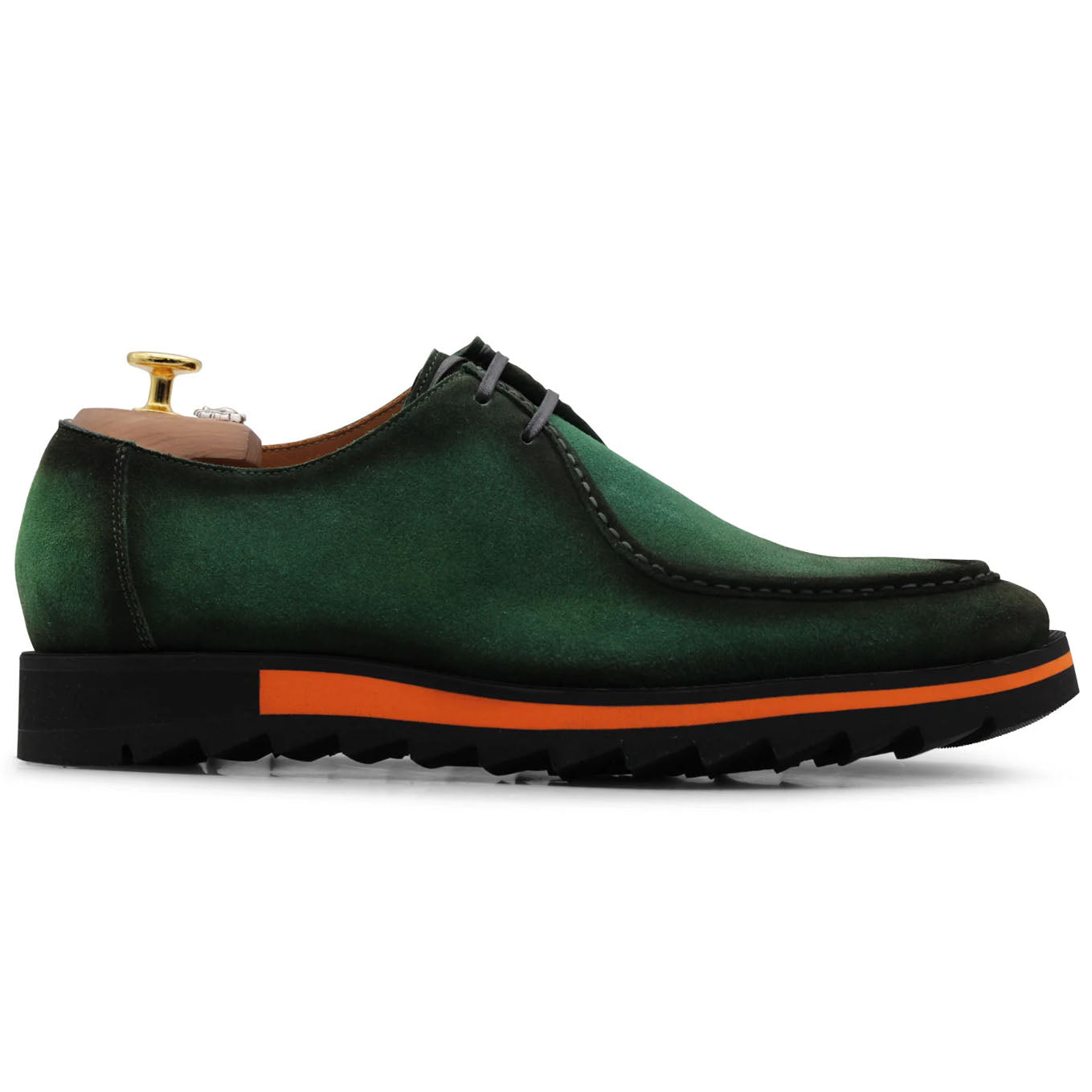 Harris Firenze 1913 Suede Derby Green