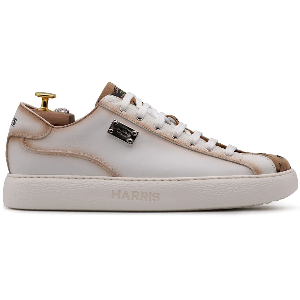 Harris Firenze 1913 Leather Writer Sneakers White