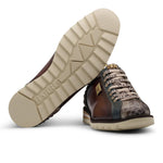 Harris Firenze 1913 Refined Details Leather Sneakers Brown
