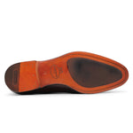 Harris Firenze 1913 Hand-Painted Leather Lace-Up Oxford Brown