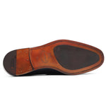 Harris Firenze 1913 Rice Grain Embossed Leather Brown