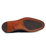 Harris Firenze 1913 Rice Grain Embossed Leather Blue
