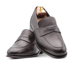 Harris Firenze 1913 Rice Grain Embossed Leather Brown