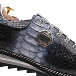 Harris Firenze 1913 Shaded Python Sneakers Black