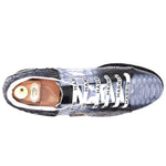 Harris Firenze 1913 Shaded Python Sneakers Black