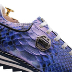 Harris Firenze 1913 Shaded Python Sneakers Blue
