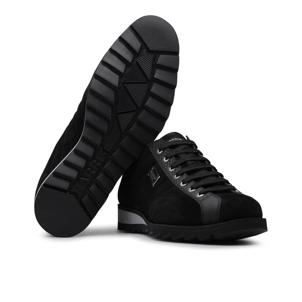 Harris Firenze 1913 Soft Suede Sneakers Black