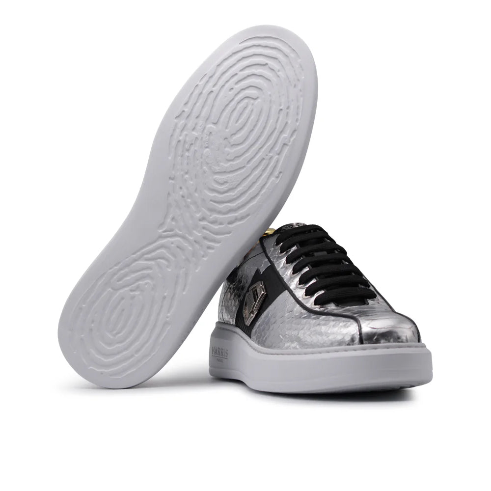 Harris Firenze 1913 Premium Leather Sneakers Metal