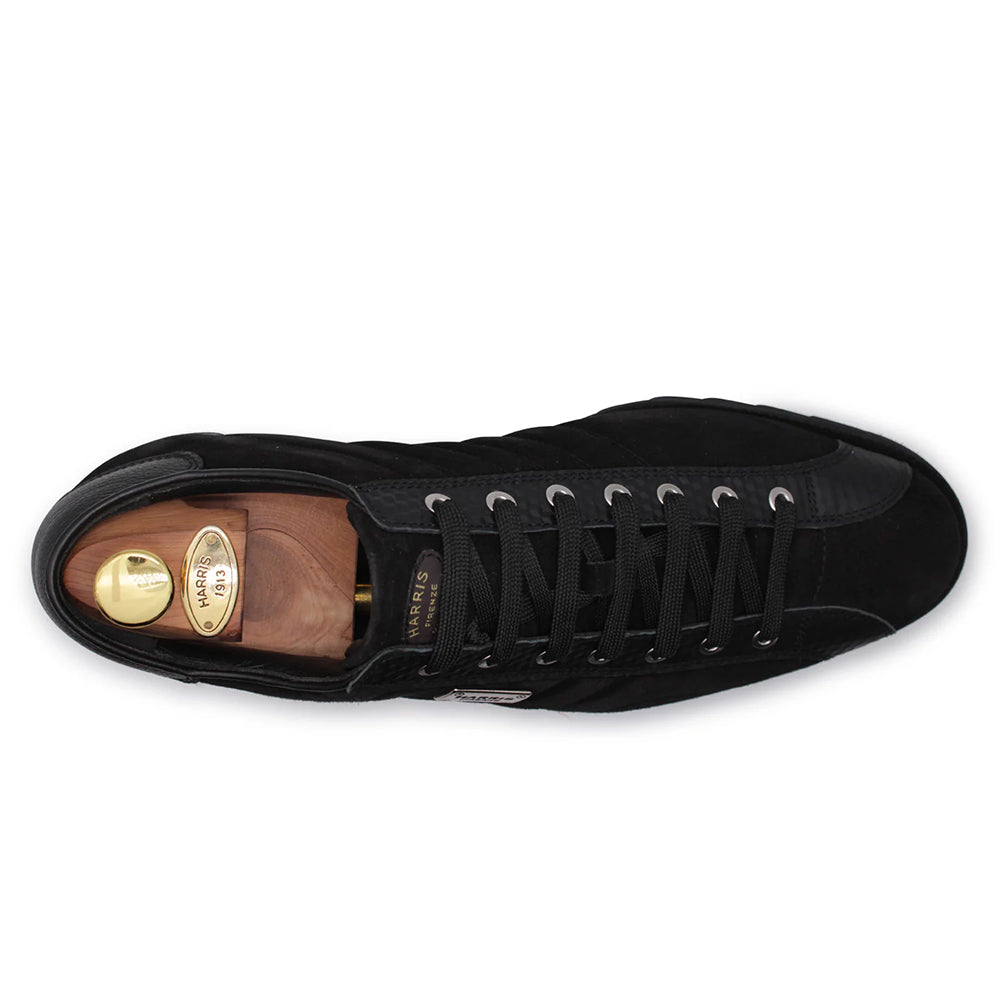 Harris Firenze 1913 Soft Suede Sneakers Black