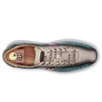 Harris Firenze 1913 Printed Leather Sneakers Green