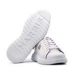 Harris Firenze 1913 Printed Leather Sneakers White