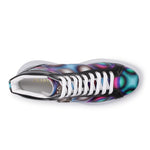 Harris Firenze 1913 Geometric Print Leather Ankle Boots Multicolor