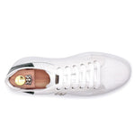 Harris Firenze 1913 Printed Leather Sneakers White