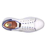 Harris Firenze 1913 Printed Leather Sneakers White