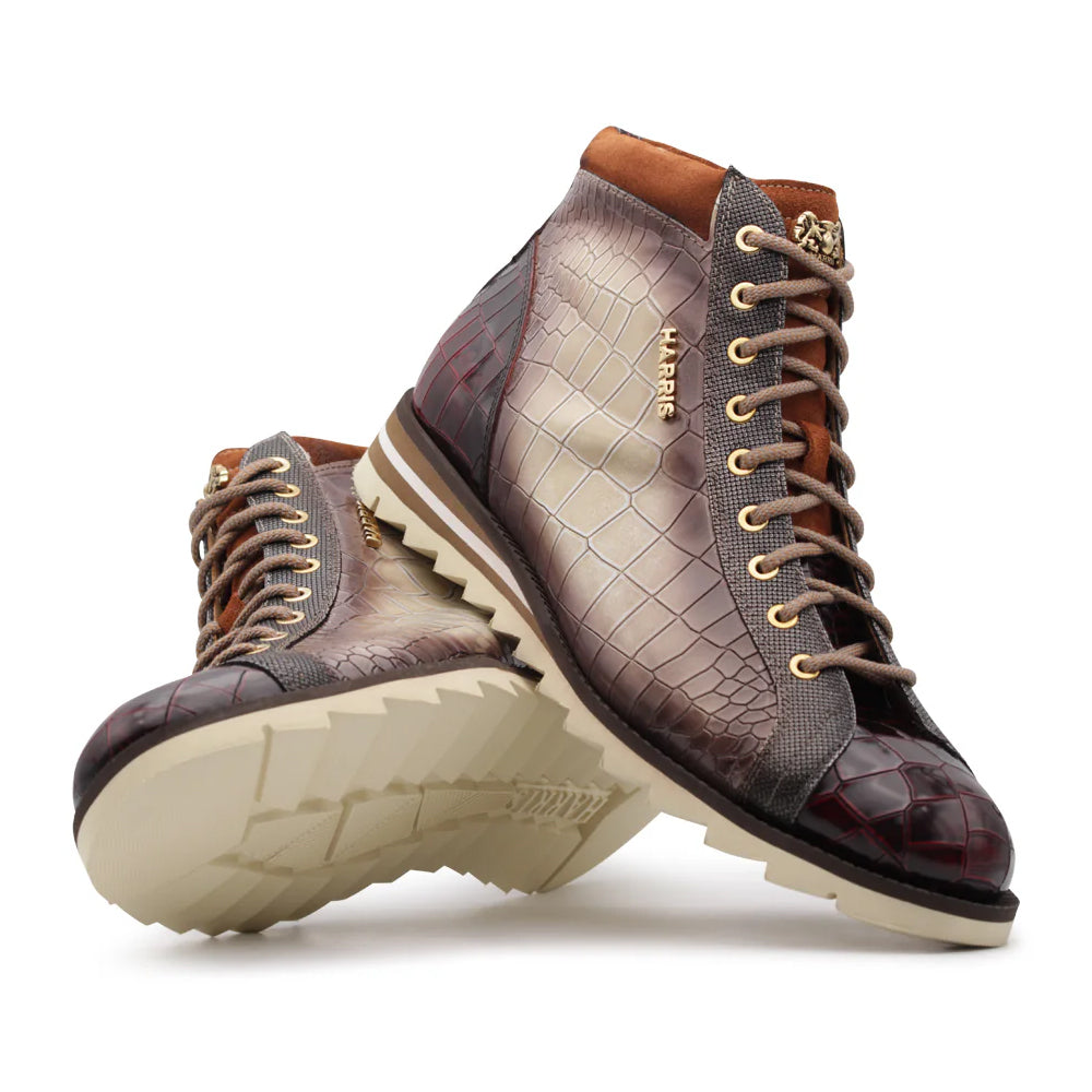 Harris Firenze 1913 Leather Ankle Boots Brown
