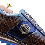 Harris Firenze 1913 Shaded Python Sneakers Brown