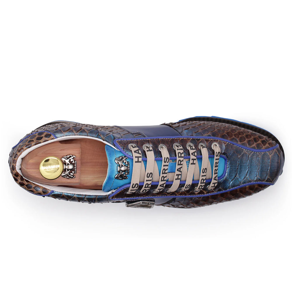 Harris Firenze 1913 Shaded Python Sneakers Brown