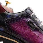Harris Firenze 1913 Leather Sneakers Burgundy