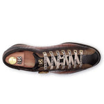Harris Firenze 1913 Hand-Painted Leather Sneakers Honey