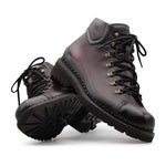 Harris Firenze 1913 Full Flower Pendula Leather Boots Burgundy