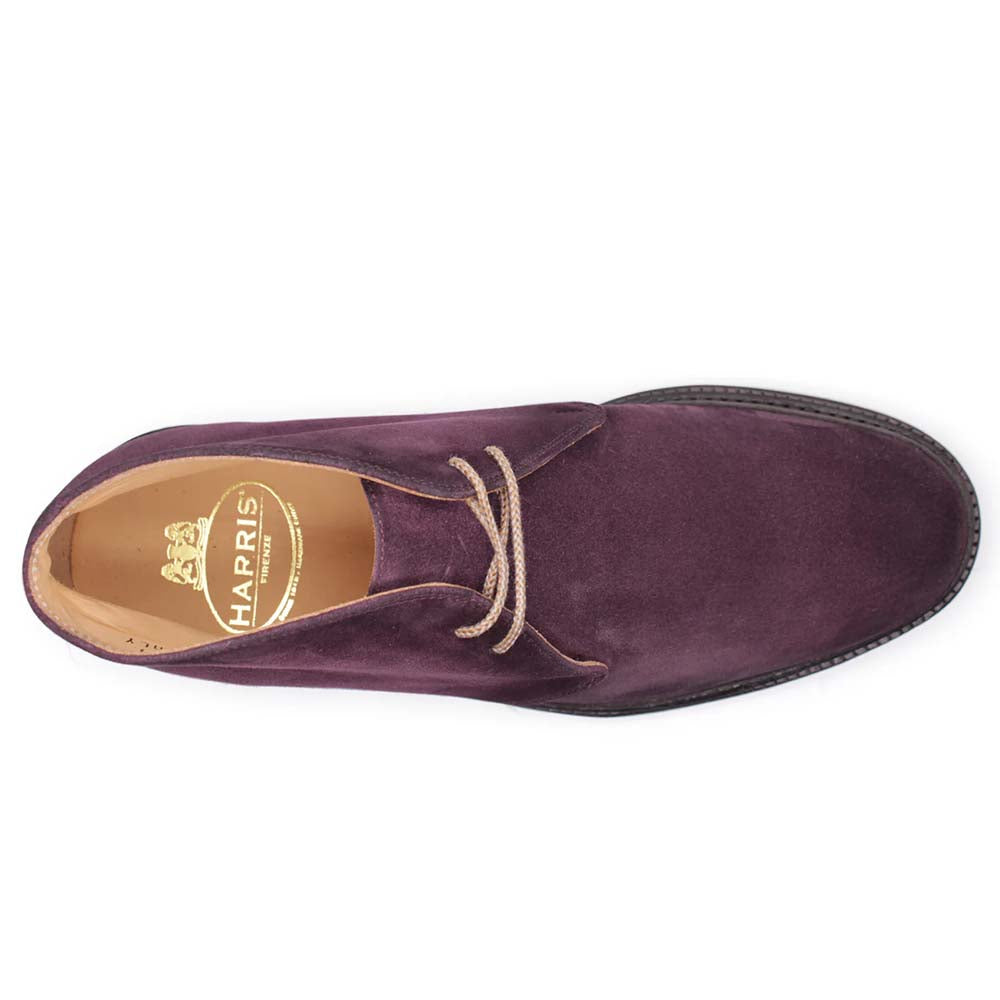 Harris Firenze 1913 Suede Desert Boot Burgundy