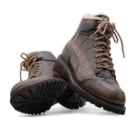 Harris Firenze 1913 Polacchino Fur Lined Boots Brown