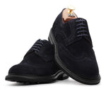 Harris Firenze 1913 Suede Brogue Derby Navy Blue