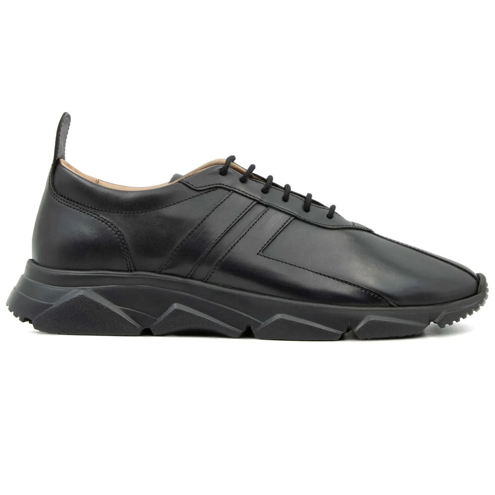 Il Gergo Il Muso Leather Sneaker Black