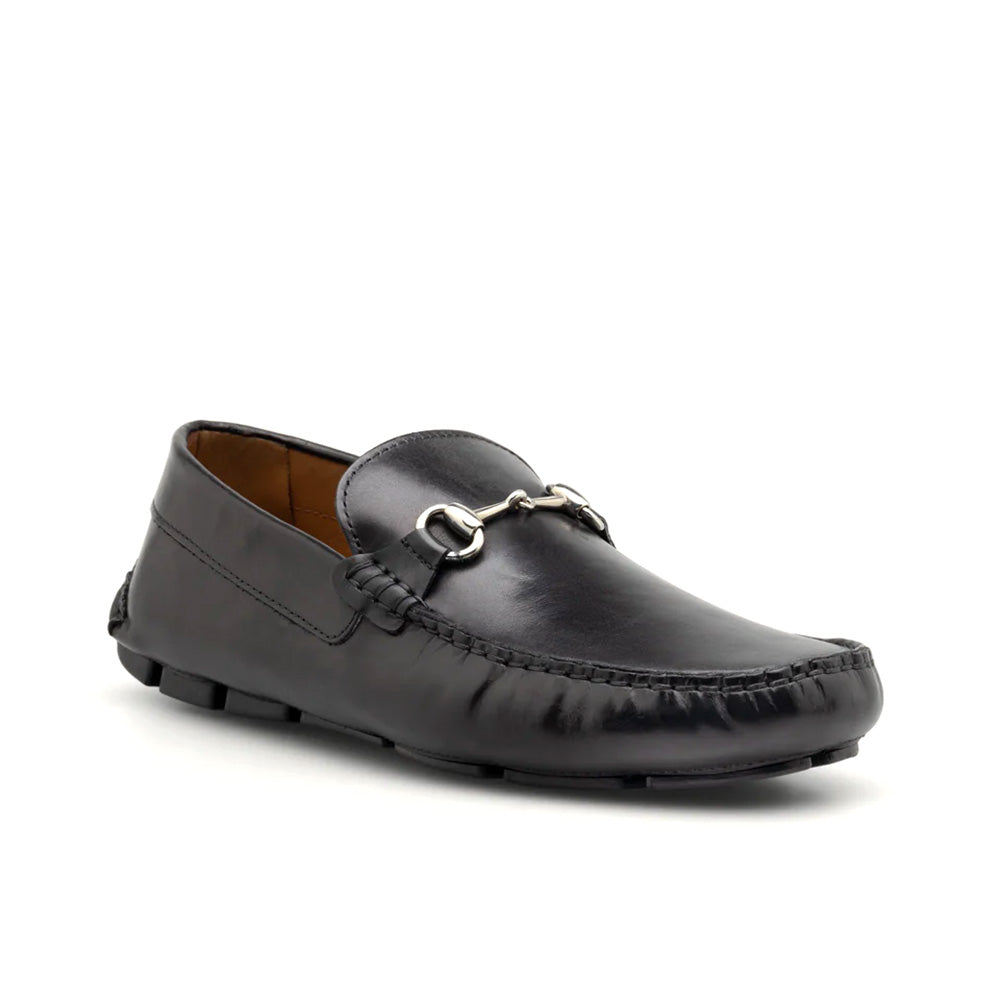 Ace Marks Capo Driving Moccasin Black
