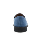 Bruno Magli Raging Suede Slip-on Shoes Light Blue