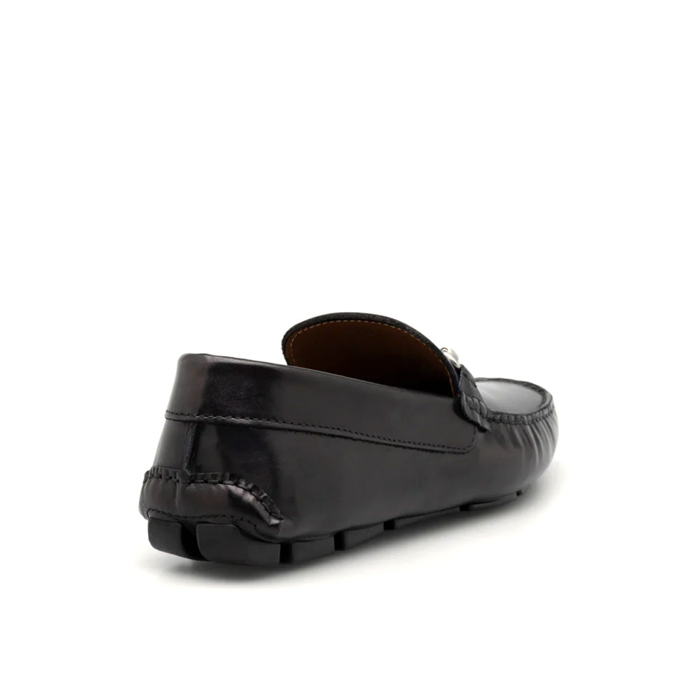 Ace Marks Capo Driving Moccasin Black