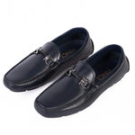 Vinci Leather Pavia Leather Bit Driver Navy